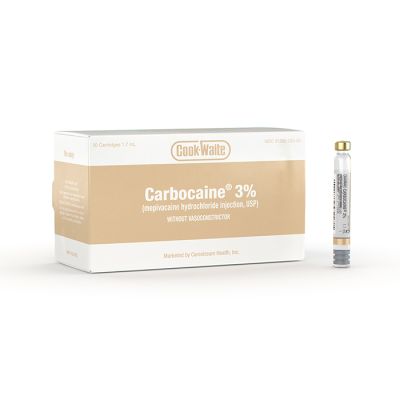 Cook-Waite Carbocaine&reg; 3% Plain