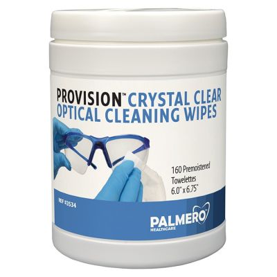 ProVision&reg; Crystal Clear Optical Cleaning Wipes
