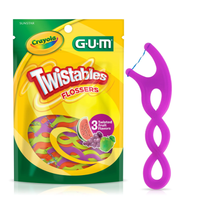 GUM® Crayola™ Kids' Twistables™ Flossers