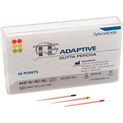 TF&trade; Adaptive Gutta Percha Points
